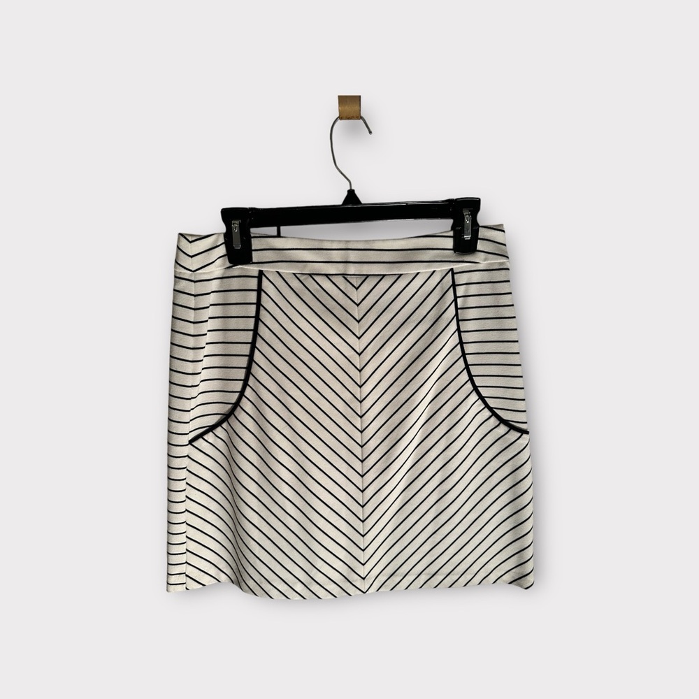 Nautical stripped skirt